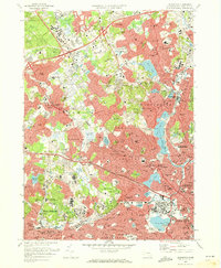 Lexington 1971 topographic map thumbnail