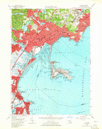 Lynn 1956 topographic map thumbnail
