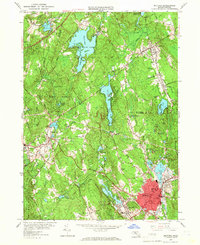 Milford 1953 topographic map thumbnail