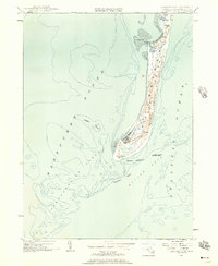 Monomoy Point 1953 topographic map thumbnail