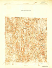Mt Grace 1937 topographic map thumbnail
