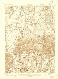 Mt Holyoke 1935 topographic map thumbnail
