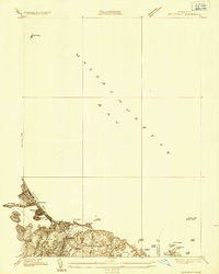 Nantasket 1936 topographic map thumbnail