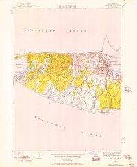 Nantucket 1951 topographic map thumbnail