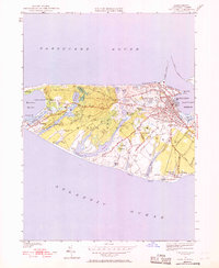 Nantucket 1951 topographic map thumbnail