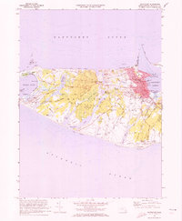 Nantucket 1972 topographic map thumbnail