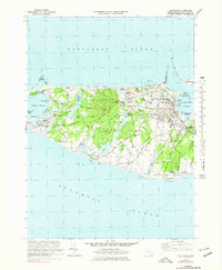 Nantucket 1972 topographic map thumbnail