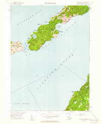 Naushon Island 1949 topographic map thumbnail