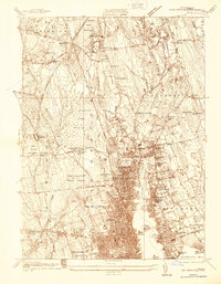 New Bedford North 1936 topographic map thumbnail