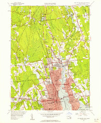 New Bedford North 1948 topographic map thumbnail