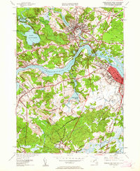 Newburyport West 1952 topographic map thumbnail