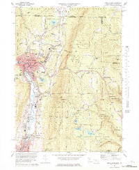 North Adams 1973 topographic map thumbnail