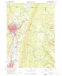 North Adams 1973 topographic map thumbnail