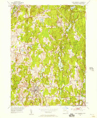 North Brookfield 1952 topographic map thumbnail