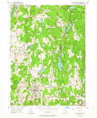 North Brookfield 1952 topographic map thumbnail