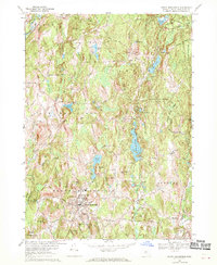 North Brookfield 1967 topographic map thumbnail