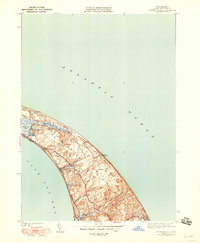 North Truro 1944 topographic map thumbnail