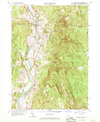 Northfield 1961 topographic map thumbnail