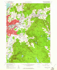 Pittsfield East 1959 topographic map thumbnail