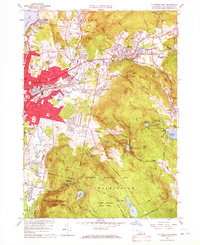 Pittsfield East 1959 topographic map thumbnail