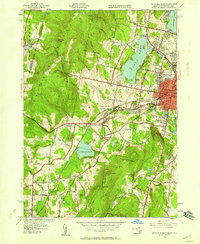 Pittsfield West 1944 topographic map thumbnail