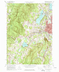 Pittsfield West 1973 topographic map thumbnail