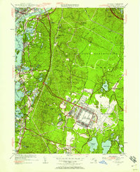Pocasset 1953 topographic map thumbnail