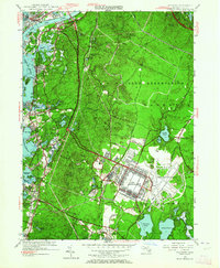 Pocasset 1953 topographic map thumbnail
