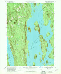 Quabbin Reservoir 1967 topographic map thumbnail