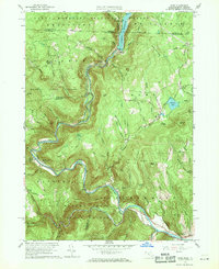 Rowe 1960 topographic map thumbnail