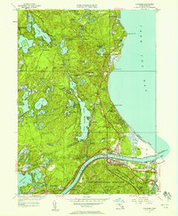 Sagamore 1951 topographic map thumbnail