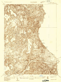Sagamore 1933 topographic map thumbnail