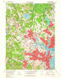Salem 1956 topographic map preview