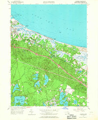 Sandwich 1957 topographic map thumbnail