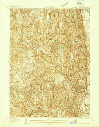 Shelburne Falls 1937 topographic map thumbnail