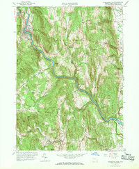Shelburne Falls 1961 topographic map thumbnail
