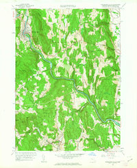Shelburne Falls 1961 topographic map thumbnail