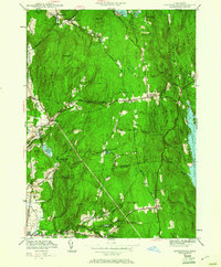 Shutesbury 1950 topographic map thumbnail