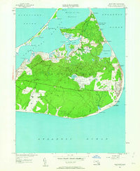 Siasconset 1951 topographic map thumbnail