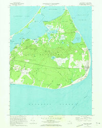 Siasconset 1972 topographic map thumbnail