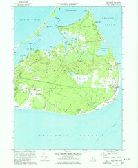 Siasconset 1972 topographic map thumbnail
