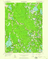 Snipatuit Pond 1949 topographic map thumbnail