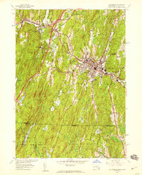 Southbridge 1952 topographic map thumbnail