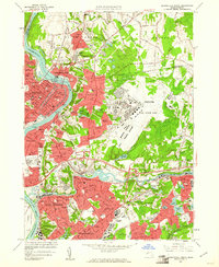 Springfield North 1958 topographic map thumbnail