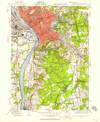 Springfield South 1944 topographic map thumbnail