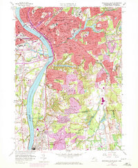 Springfield South 1958 topographic map thumbnail