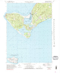 Squibnocket 1972 topographic map thumbnail