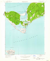 Squibnocket 1951 topographic map thumbnail