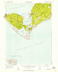 Squibnocket 1951 topographic map thumbnail