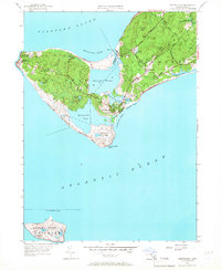 Squibnocket 1951 topographic map thumbnail